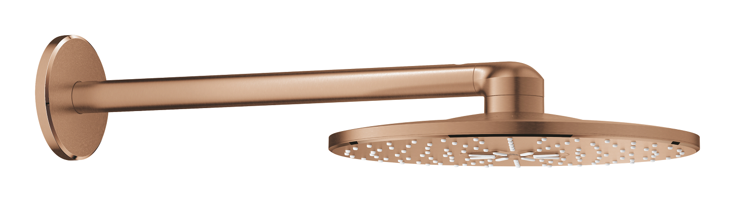 Rainshower 310 SmartActive Набор: верхний душ Ø310, круглый, 2 режима струи + душевой кронштейн 400 мм, цвет: теплый закат, матовый — фото 1
