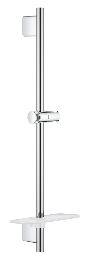 RainShower SmartActive Душевая штанга 600 мм, полочка, металлические крепления, регулируемая глубина, поворотный держатель — фото 1