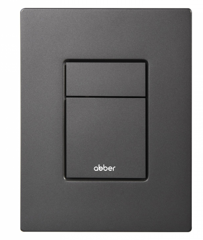 Кнопка смыва ABBER AC0123NG пневматическая, никель