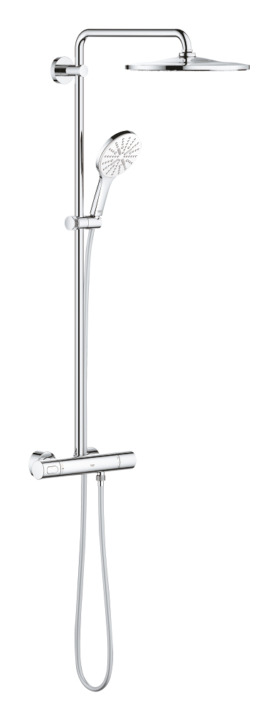 Rainshower SmartActive 310 Душевая система Mono (круглый, 1 режим струи) с термостатом, 9.5 л/мин, Белая Луна — фото 1