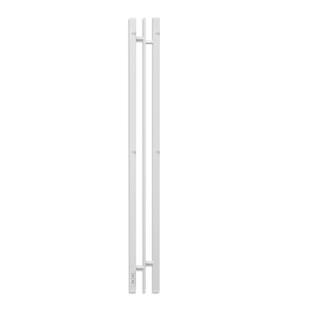 Полотенцесушитель электрический Point Фрея PN20712W П2 100x1200 диммер слева, белый — фото 1