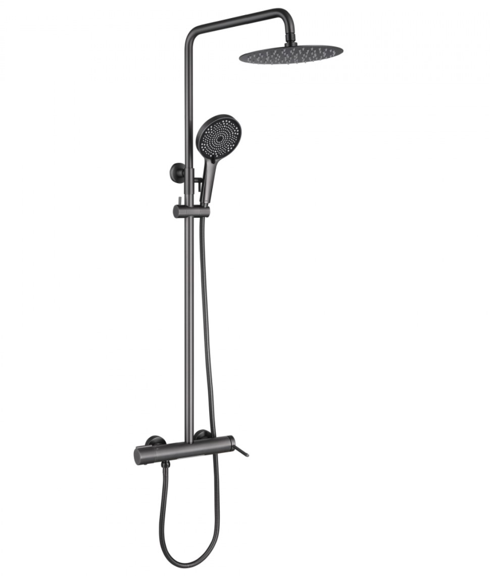 Душевая стойка ABBER Emotion AF8816NGL с изливом, никель