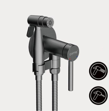 Смеситель гигиенический встраиваемый Gappo G7206-9 — фото 1