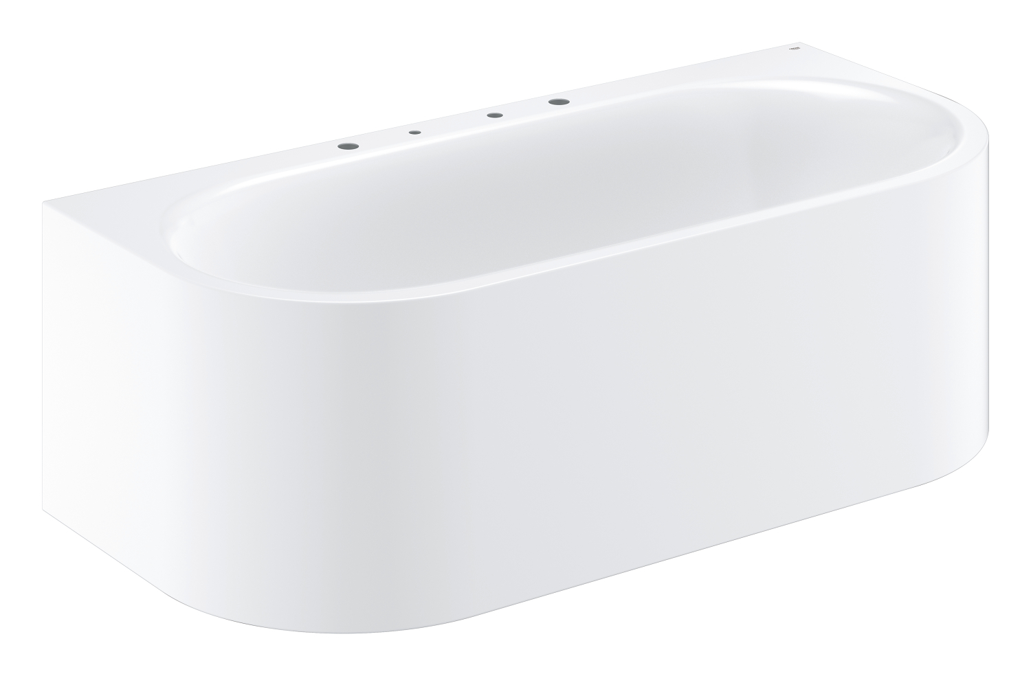 Grohe Essence Ванна пристенная с противоскользащим покрытием, отверстия для смесителя на бортике, 180 х 80 х 57,5 см — фото 1