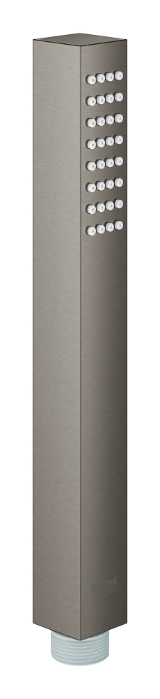 Euphoria Cube Stick Ручной душ, 1 режим струи, 9.5 л/мин, металл, цвет: темный графит, матовый — фото 1