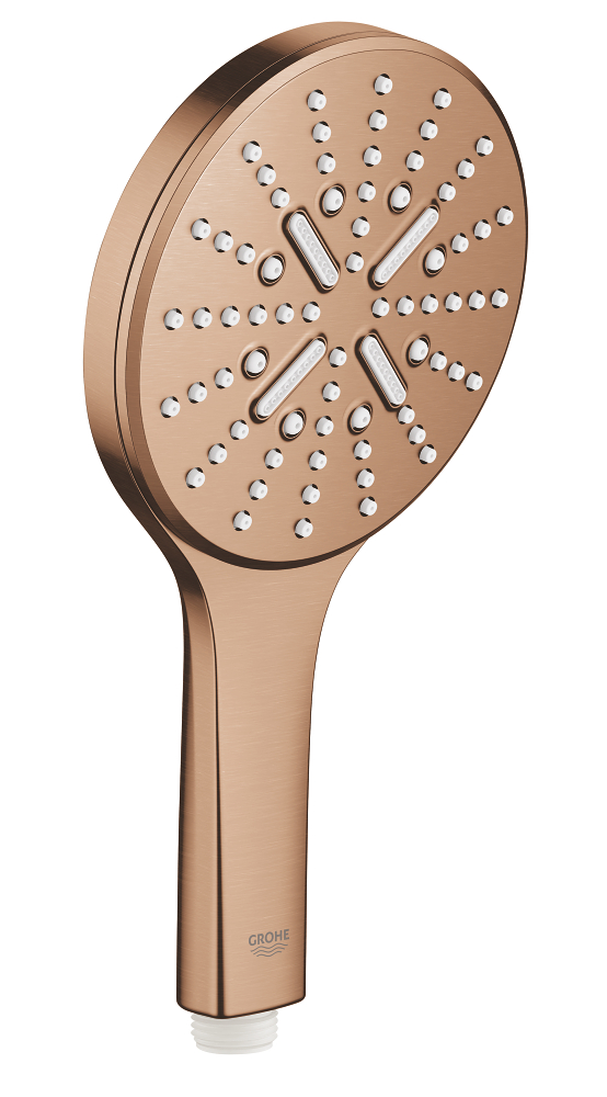 Rainshower SmartActive 130 Ручной душ, круглый, 3 режима струи, 9.5 л/мин, цвет: теплый закат, матовый — фото 1