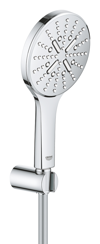 RainShower SmartActive 130 Душевой набор: круглый ручной душ, 3 режима струи, 9.5 л/мин, шланг 1500 мм — фото 1