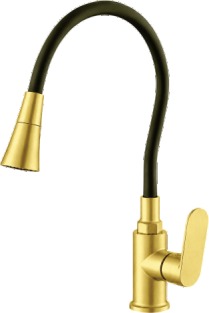 Смеситель для кухни CAIZER E02.11 Matt Gold — фото 1