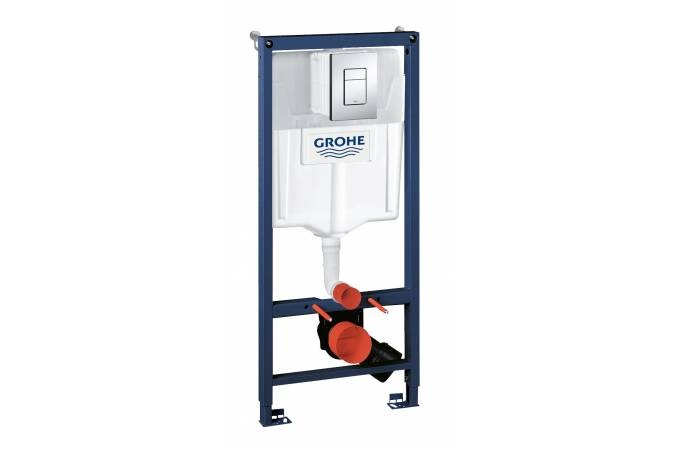 38772001 *Инсталляция для подвесного унитаза GROHE Rapid SL с панелью смыва Skate Cosmo,комплект 3-1