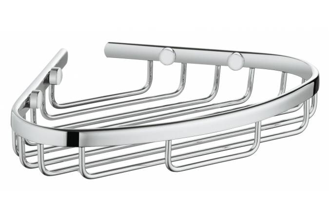 40664001 *Полочка-решетка GROHE BauCosmopolitan, 200 мм, угловая, хром