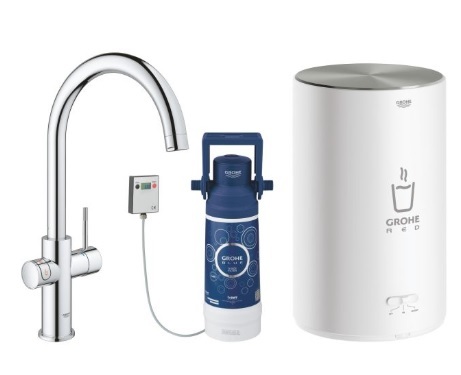 30083001 Смеситель для кухни GROHE Red Duo New (бойлер M-size), хром