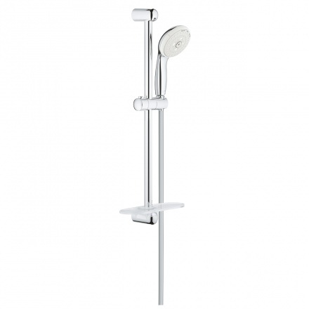27600001 *Набор для душа GROHE New Tempesta с полочкой, душевая штанга 600 мм, 9,5 л/мин, хром