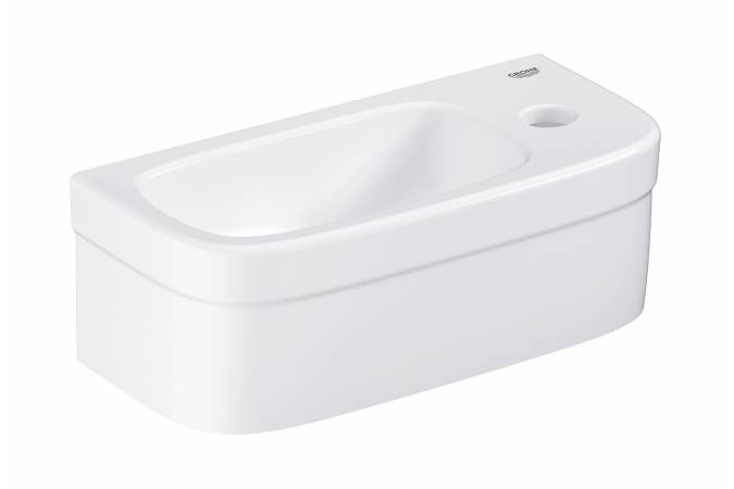 39327000 *Раковина компактная GROHE Euro Ceramic 37 см, альпин-белый