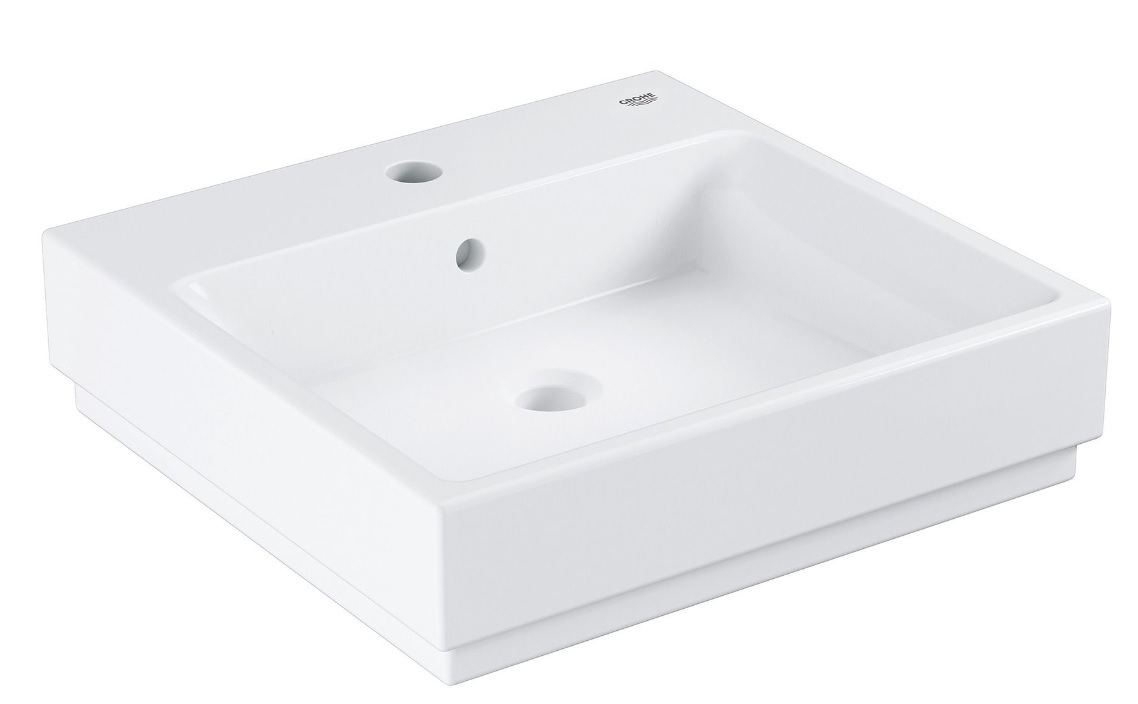 3947800H *Раковина GROHE Cube Ceramic 50 см, накладная, альпин-белый