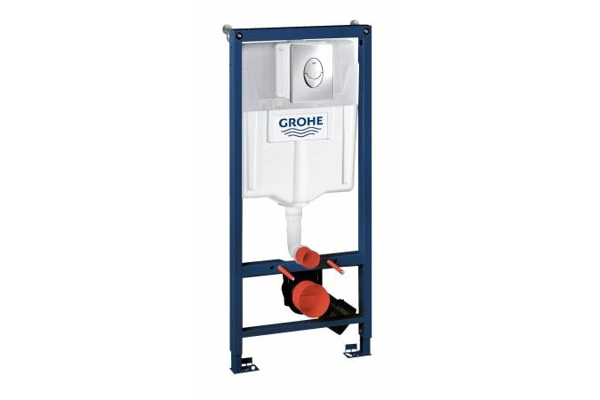 38721001 *Инсталляция для подвесного унитаза GROHE Rapid SL с панелью смыва Skate Cosmo,комплект 3-1
