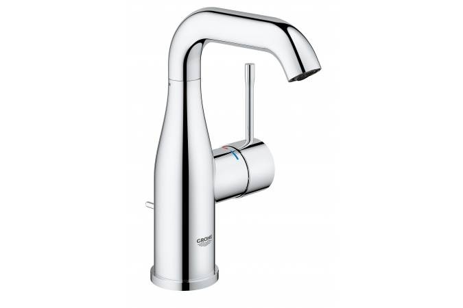 23462001 Смеситель для раковины GROHE Essence+ с донным клапаном, M-size, хром