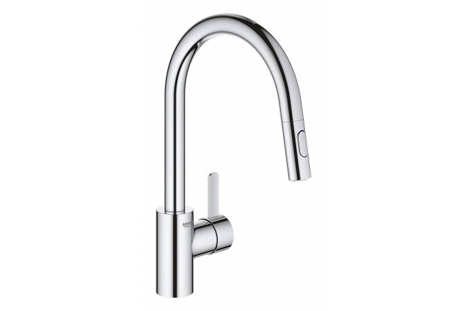 31481001 *Смеситель для мойки GROHE Eurosmart Cosmopolitan, высокий излив, хром
