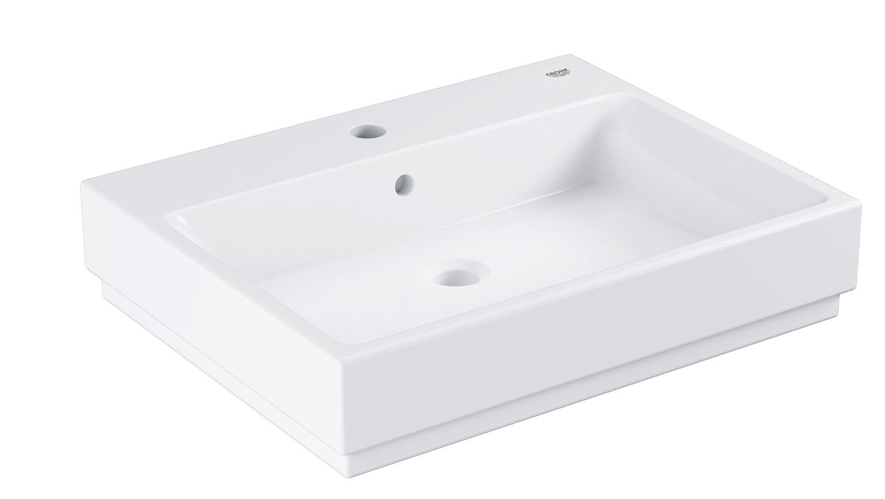 3947700H Раковина накладная GROHE Cube Ceramic 60 см, альпин-белый