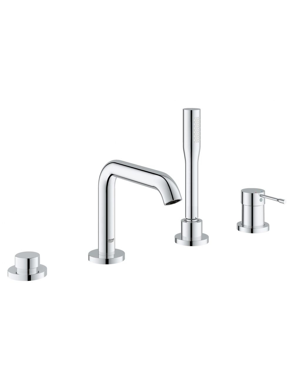 19578001 *Смеситель для борт ванны GROHE Essence+ на 4 отверстия, хром