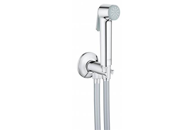 26358000 *Набор для гигиенического душа GROHE Tempesta-F нажимной запорный вентиль, шланг 1000, хром