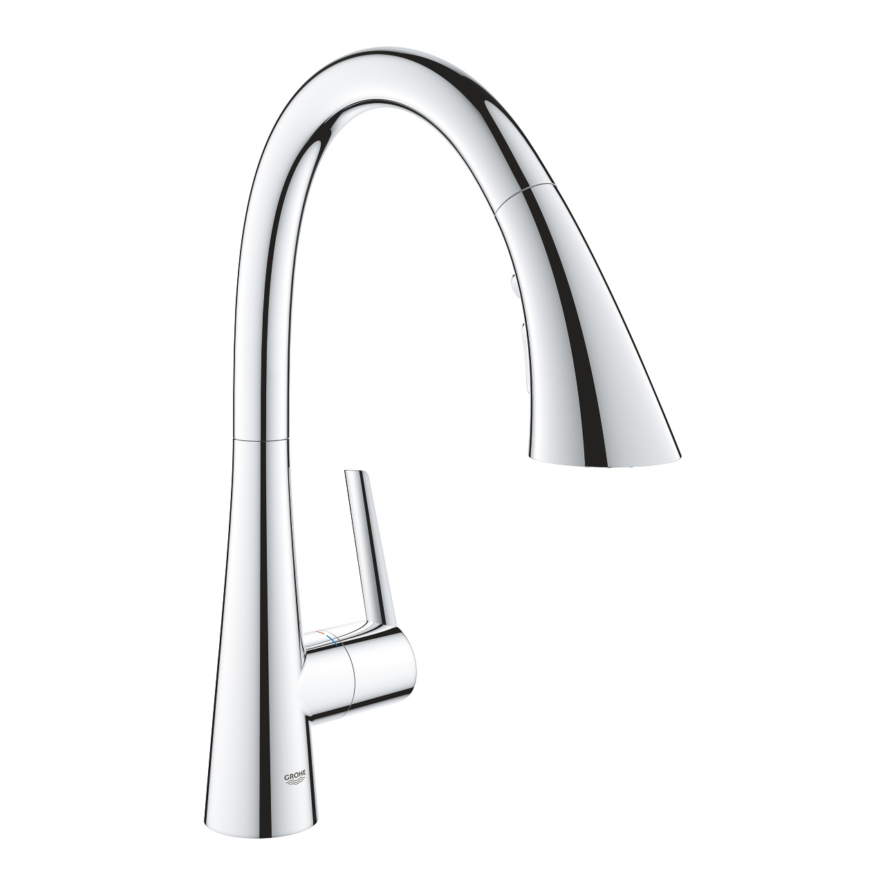 32294002 *Смеситель для мойки GROHE Zedra с выдвижной лейкой, хром