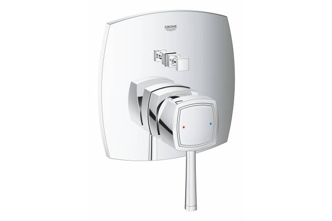 24068000 Смеситель однорычажный для ванны GROHE Grandera, квадратная розетка