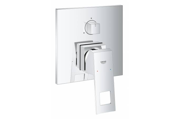 24094000 Внешняя часть смесителя для ванны GROHE Eurocube на 3 выхода, хром
