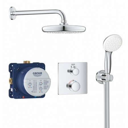 34729000 *Набор для комплектации душа GROHE Grohtherm 210, хром