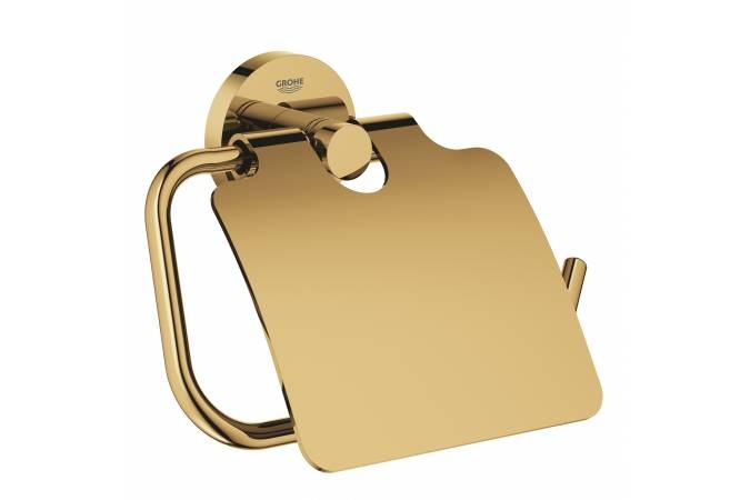 40367GL1 Держатель для туалетной бумаги с крышкой GROHE Essentials, холодный рассвет глянец