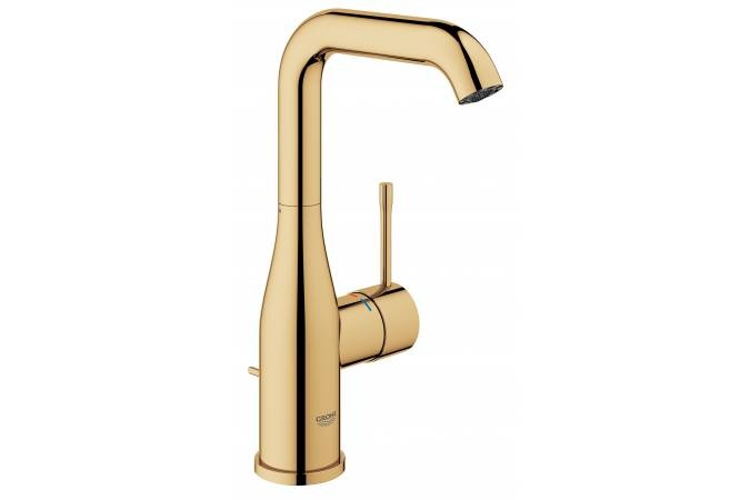 32628GL1 Смеситель для раковины GROHE Essence New с донным клапаном, L-Size, холодный рассвет глянец