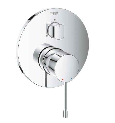 24092001 *Внешняя панель смесителя GROHE Essence, на 3 положения, хром