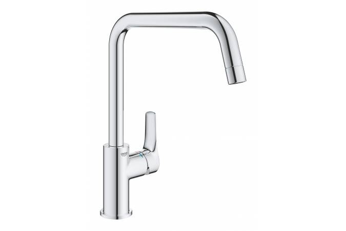 30567000 Смеситель для мойки GROHE Eurosmart 2021, U-образный высокий излив, хром