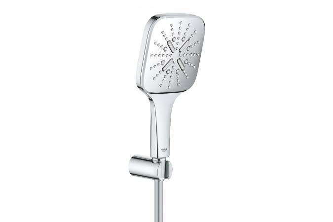 26589000 *Набор для душа GROHE Rainshower SmartActive 130 Cube, 3 вида струи, хром