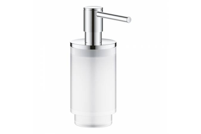 41028000 Дозатор жидкого мыла GROHE Selection, хром/прозрачный белый