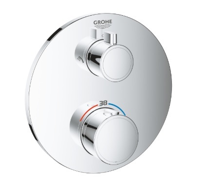 24076000 *Внешняя часть смесителя для душа GROHE Grohtherm на 2 положения, хром