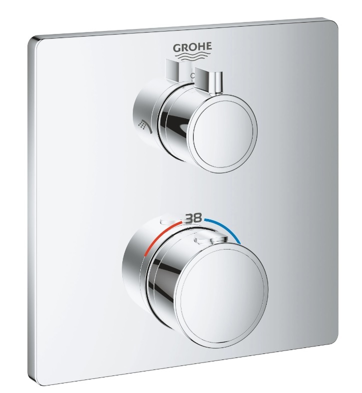 24079000 *Внешняя часть смесителя для душа GROHE Grohtherm на 2 положения, хром