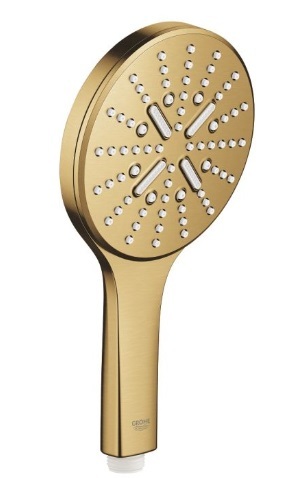 26574GN0 *Ручной душ GROHE Rainshower SmartActive 130, 3 режима струи, холодный рассвет матовый