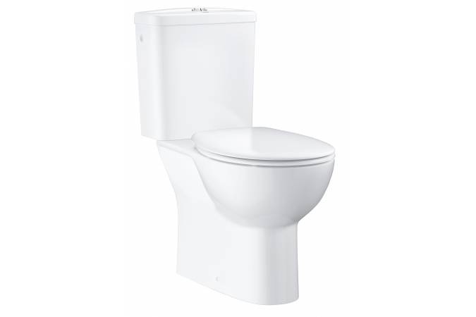 39604000 *Унитаз напольный GROHE Bau Ceramic, комплект, альпин-белый