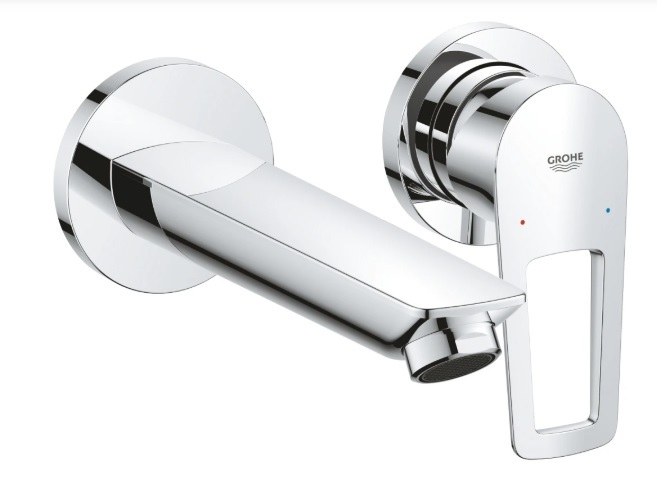 20289001 *Смеситель для раковины GROHE Bauloop на два отверстия, готовый комплект, хром
