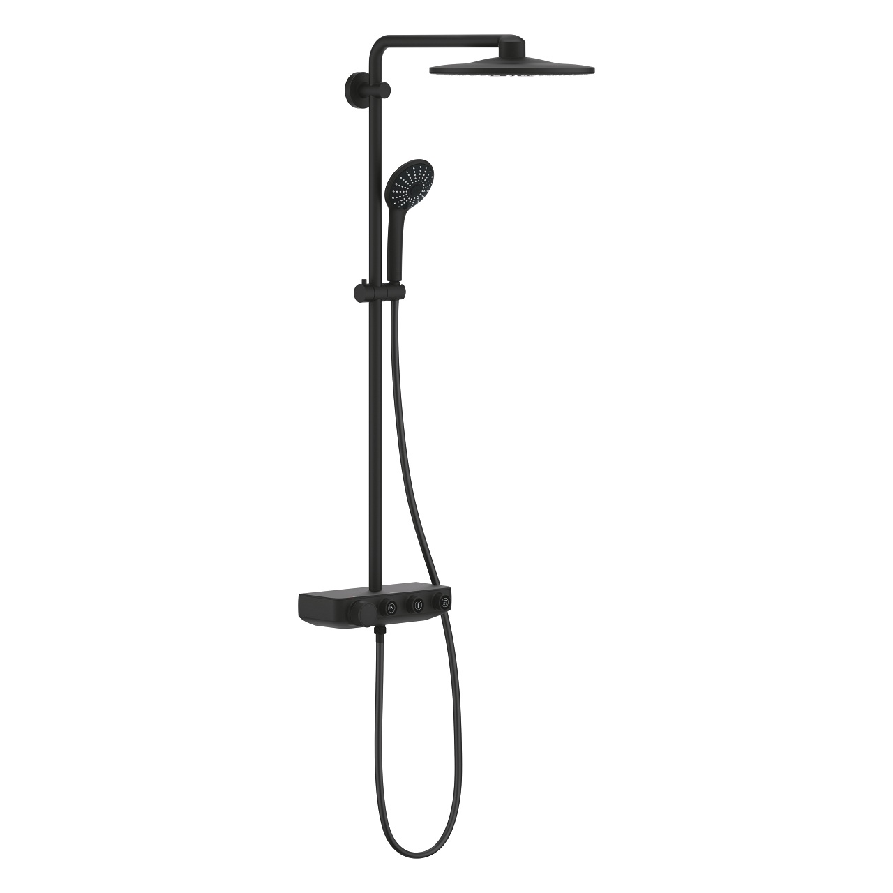 22120KF0 Душевая система GROHE Euphoria SmartControl 310 DUO с термостатом, фантомный чёрный