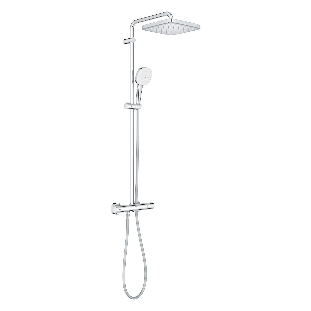 26689001 *Душевая система GROHE Tempesta System 250 Cube с термостатом, хром