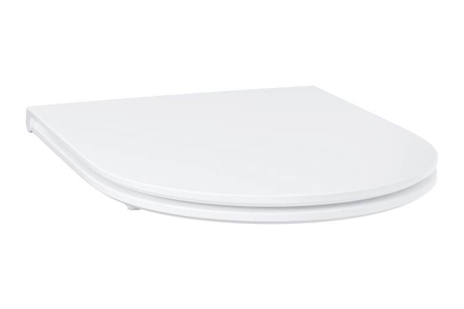 39913000 Bau Ceramic Сиденье для унитаза, с микролифтом, быстросъёмное, тонкое, альпин-белый