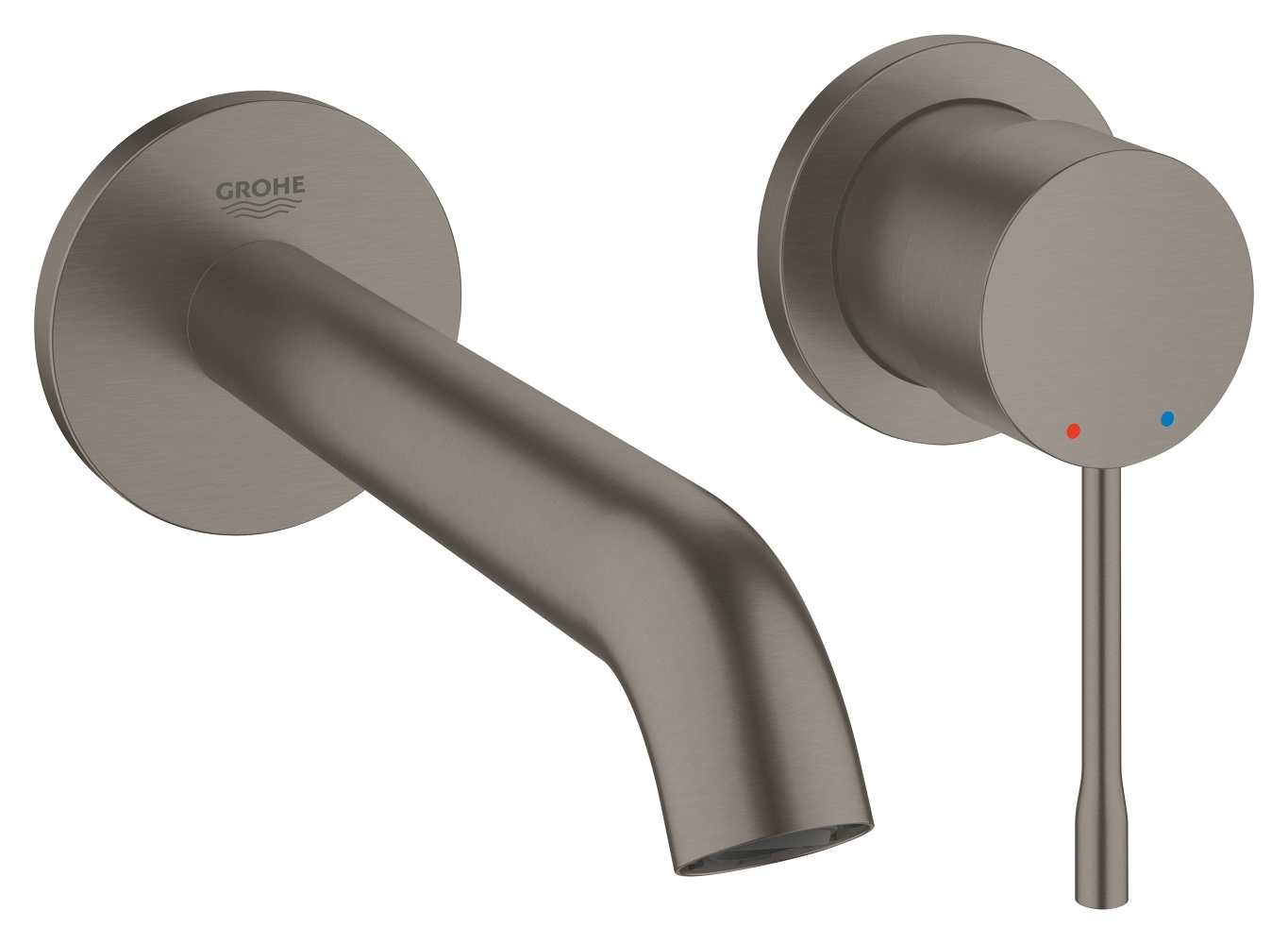 29192AL1 *Внешняя часть смесителя для раковины GROHE Essence,на 2 отверстия, темный графит мат