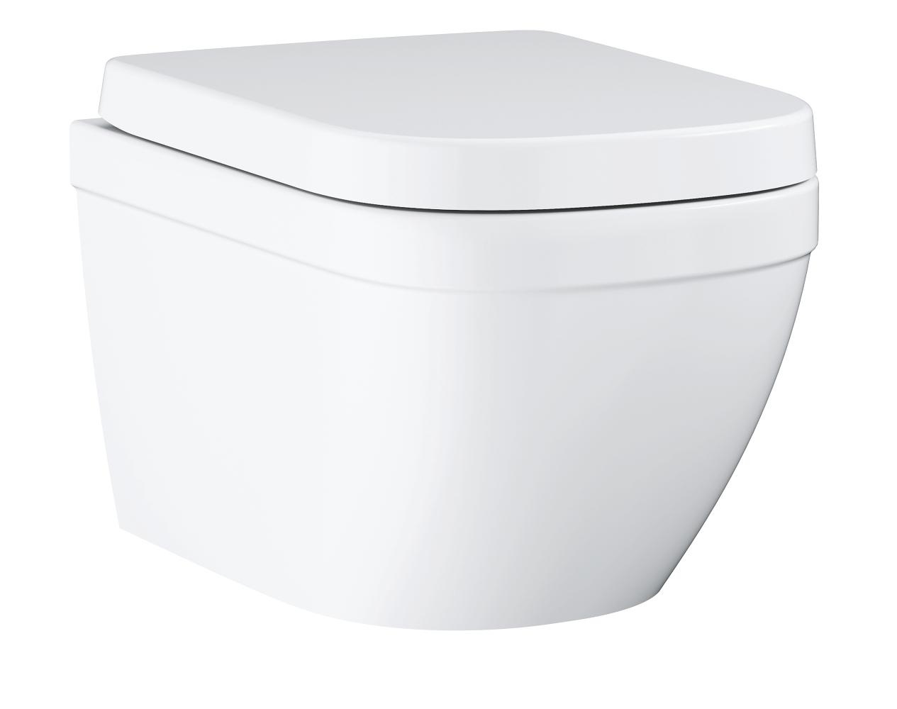 39693000 *Подвесной компактный унитаз GROHE Euro Ceramic с сиденьем, альпин-белый