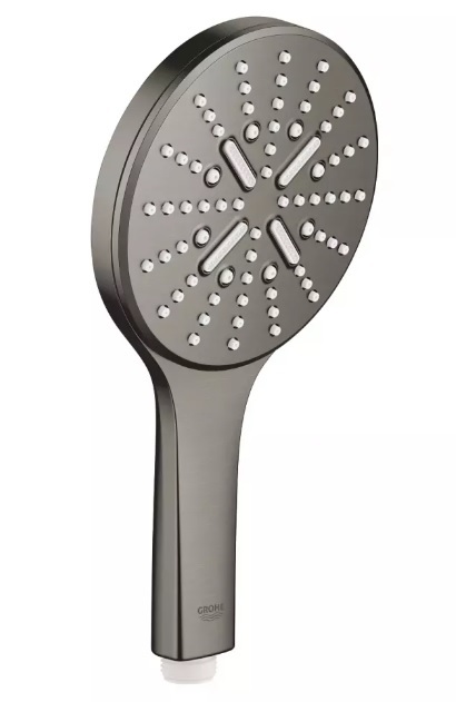 26574AL0 *Ручной душ GROHE Rainshower SmartActive 130, 3 вида струй, темный графит матовый