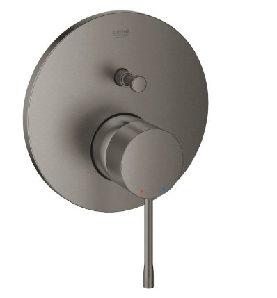 24167AL1 *Внешняя часть смесителя для ванны GROHE Essence, 2 положения, темный графит матовый