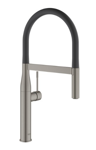30294AL0 *Смеситель для мойки GROHE Essence New, с профессиональной лейкой, темный графит матовый