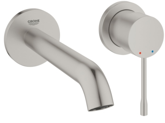 29192DC1 *Внешняя часть смесителя для раковины GROHE Essence,на 2 отверстия, суперсталь