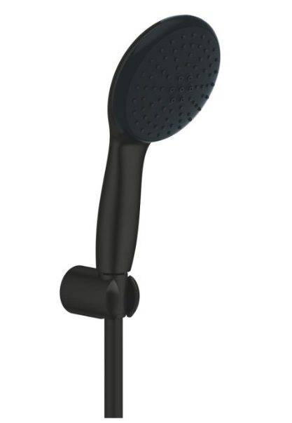 261642433 Набор для душа GROHE Tempesta 110 с держателем, 2 вида струи, матовый черный