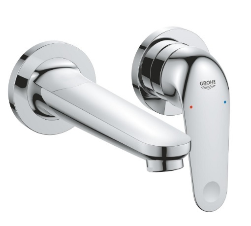 24274001 *Внешняя часть смесителя для раковины GROHE EuroEco на 2 отверстия (вынос 177 мм), хром